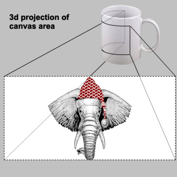 Elephant Shmagh Christmas Hat Thumbnail